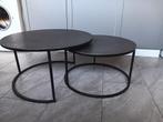Set van 2  salontafels, Huis en Inrichting, Tafels | Salontafels, Ophalen, 50 tot 100 cm, Rond, 50 tot 100 cm