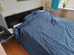 Bed Donkerbruin 160*200 met lattenbodem, Huis en Inrichting, Slaapkamer | Bedden, Ophalen, Gebruikt, Bruin, Tweepersoons