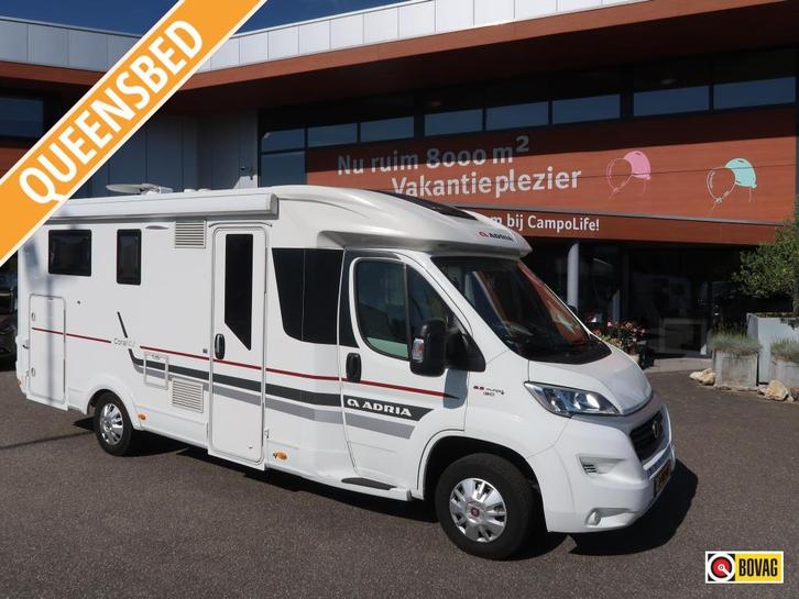 Adria Coral Plus 600 SC QUEENSBED EN RUIME ZIT, Caravans en Kamperen, Campers, tot en met 2, Half-integraal, Adria, Diesel, Handgeschakeld