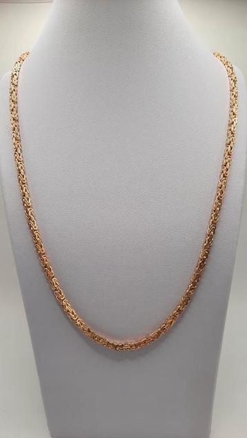 gouden Koningsketting 14kt  beschikbaar voor biedingen