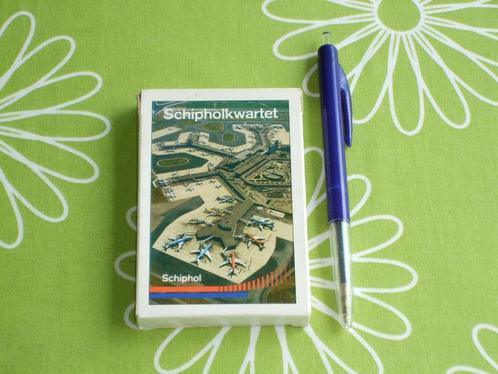 Vintage Schiphol kwartet, Verzamelen, Speelkaarten, Jokers en Kwartetten, Zo goed als nieuw, Kwartet(ten), Ophalen of Verzenden