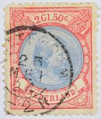 Nederland 2½ Gulden 1893 gestempeld, Ophalen of Verzenden, T/m 1940, Gestempeld