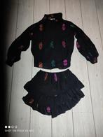 Gaaf Zomer set blouse met rokje ( broekje) maat M, Ophalen of Verzenden, Zo goed als nieuw, Maat 38/40 (M), Zwart