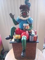 Grote Zwarte Piet uit   etalage op schoorsteen  met kadoos, Ophalen, Gebruikt