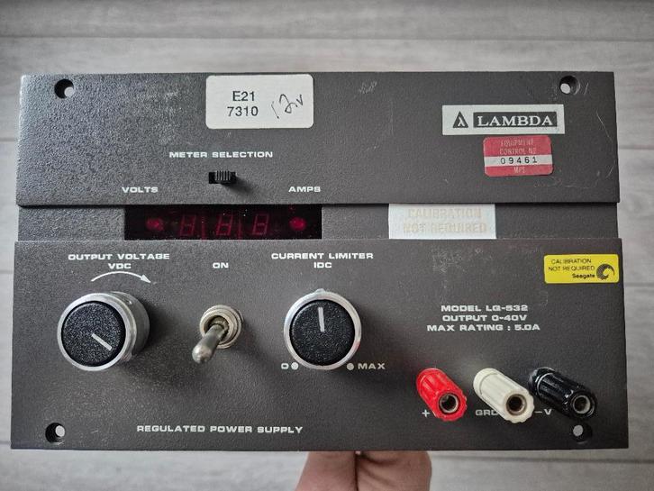 Lambda Labvoeding 0–40V / 5A – Professioneel, 115V Input, Doe-het-zelf en Verbouw, Meetapparatuur, Gebruikt, Elektriciteit, Ophalen