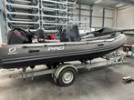 Zodiac pro 5.5 met Mercury 115PK bouwjaar 2023, Ophalen, 70 tot 120 pk, Benzine, Overige materialen