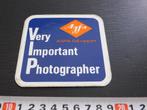 sticker AGFA Gevaert VIP Very Important Photographer *, Ophalen, Zo goed als nieuw, Bedrijf of Vereniging