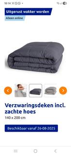 1 persoons verzwaringsdeken van de action., Ophalen, Eenpersoons, Grijs, Deken of Dekbed