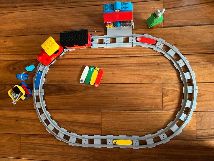 Duplo Stoomtrein 10874 - Compleet!, Kinderen en Baby's, Speelgoed | Duplo en Lego, Gebruikt, Duplo, Complete set, Ophalen of Verzenden