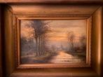 Landschaps schilderij origineel J ten Cate, Antiek en Kunst, Kunst | Schilderijen | Klassiek, Ophalen of Verzenden
