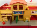Vintage Fisher price winkelstraat, met een cel, een kapper, Ophalen of Verzenden, Gebruikt, Speelset