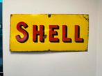 Shell emaille reclamebord, Verzamelen, Merken en Reclamevoorwerpen, Ophalen, Gebruikt, Reclamebord