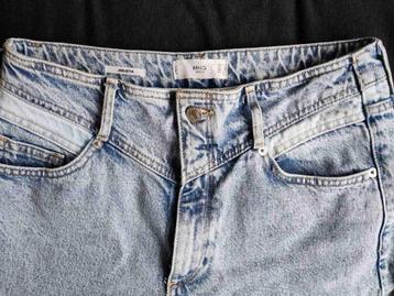 MNG DENIM MANGO JULIETA Straight leg High Waist Jeans (40) beschikbaar voor biedingen