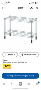 IKEA Omar Stellingkast, Ophalen, Gebruikt
