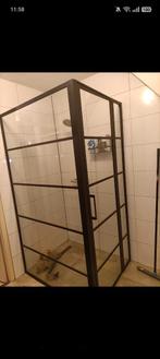Douchecabine zwart 110x90, Ophalen, Gebruikt, Overige typen, 50 tot 100 cm