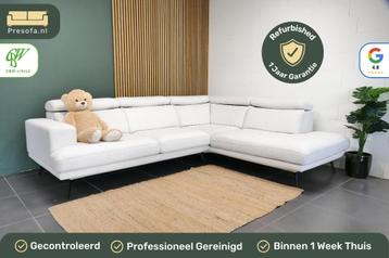 Moderne Hoekbank Gebroken Wit Goossens Viggo [Refurbished] beschikbaar voor biedingen