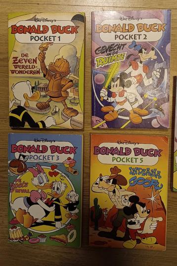 Donald Duck Pocket 1, 2, 3, 5 en 6 beschikbaar voor biedingen