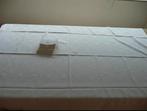 Antiek damast tafellaken 163*134 cm en 5 servetten monogram, Antiek en Kunst, Ophalen of Verzenden