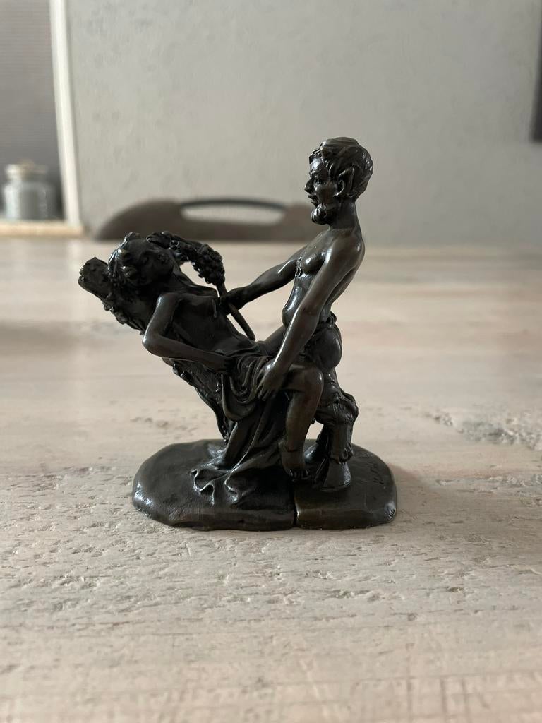 Art nouveau bronzen beeldje, Ophalen of Verzenden, Brons