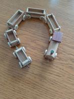 Te koop houten locomotief met wagons loquai holzkunst, Ophalen