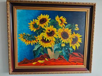 C.J.M. Cuijpers Zonnebloemen Relief beschikbaar voor biedingen