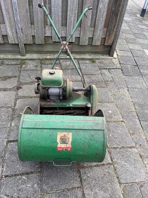 Ransomes 18 MarQuis kooien mariner gras veld hovenier tuin., Tuin en Terras, Grasmaaiers, Gebruikt, Benzine-grasmaaier, Opvangbak