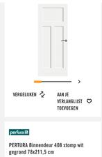 Pertura binnendeur stomp, Ophalen, Minder dan 80 cm, Binnendeur, Zo goed als nieuw