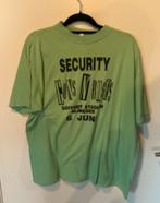 Guns n roses 1993 Rotterdam security shirt groen, Ophalen of Verzenden, Zo goed als nieuw, Groen