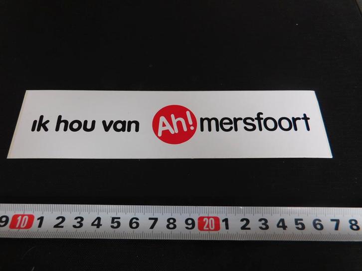 sticker Amersfoort Ik hou van AH  Albert Heijn Supermarkt, Verzamelen, Stickers, Zo goed als nieuw, Ophalen