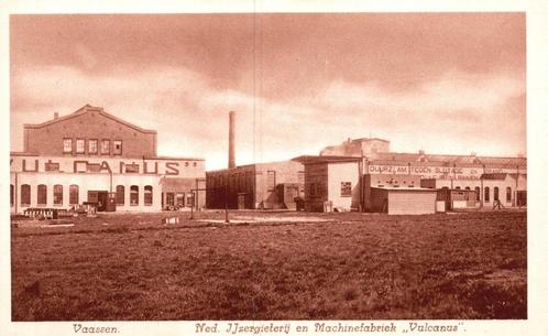 Vaassen, Ned. IJzergieterij en Machinefabriek Vulcanus, Verzamelen, Ansichtkaarten | Nederland, Ongelopen, Gelderland, Voor 1920