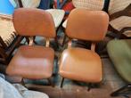 vintage stoelen fauteuils kunst en lampen, Huis en Inrichting, Stoelen, Ophalen, Gebruikt, Twee