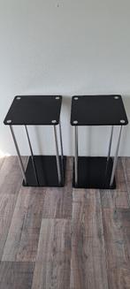 Tafels, Huis en Inrichting, Slaapkamer | Nachtkastjes, Ophalen, Minder dan 45 cm, 55 tot 70 cm, Glas