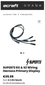 Super73 kabelboom - ZG/Z1/ZX/S2/RX, Fietsen en Brommers, Ophalen of Verzenden, Nieuw, Overige typen
