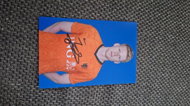 Foto met originele handtekening; Jerdy Schouten #2 PSV, Verzamelen, Sportartikelen en Voetbal, Nieuw, PSV, Verzenden