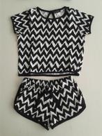 Setje 116 - 122 D-zine kort broekje - shirt meisje short top, Meisje, D-Zine, Ophalen of Verzenden, Zo goed als nieuw