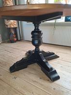 Houten eettafel, kloosterpoot, Ophalen
