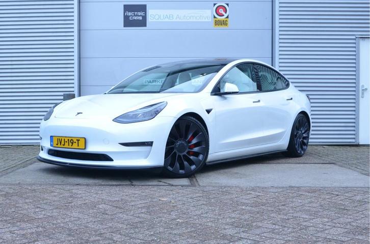 Tesla Model 3 Performance AWD 75 kWh Enhanced AutoPilot3.0,, Auto's, Tesla, Bedrijf, Te koop, Model 3, 4x4, ABS, Achteruitrijcamera