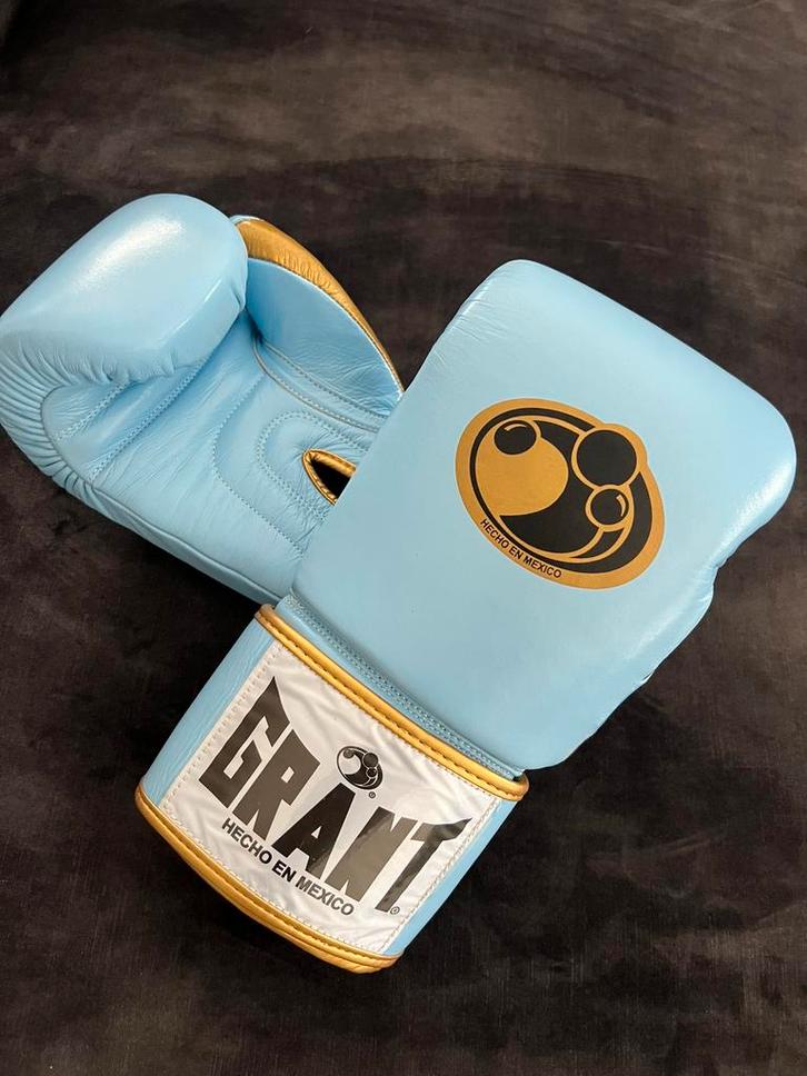 Grant bokshandschoenen 12 oz leer excusieve uniek nieuw!, Sport en Fitness, Boksen, Nieuw, Bokshandschoenen, Ophalen of Verzenden