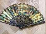 Vintage waaier,brocante spaanse waaier ,handgeschilderd, Ophalen