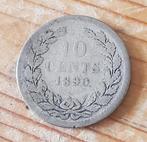 Nederland 10 cent 1890 (lot 1), Postzegels en Munten, Munten | Nederland, Koning Willem III, Zilver, Ophalen of Verzenden, 10 cent