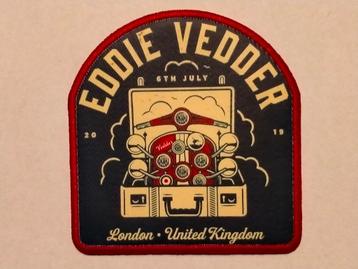 Eddie Vedder London Engeland tour patch embleem RARE  beschikbaar voor biedingen