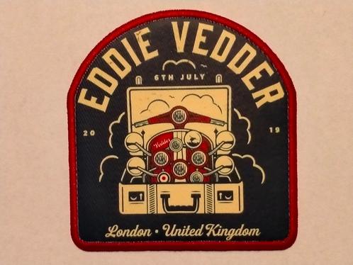 Eddie Vedder London Engeland tour patch embleem RARE, Verzamelen, Muziek, Artiesten en Beroemdheden, Nieuw, Kleding, Verzenden