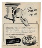 Hout worm ! Pas op ! Bescherm Uw meubelen PELI WRIJFWAS, Verzenden, Zo goed als nieuw, Overige typen