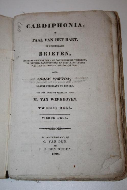 John Newton - Cardiphonia, of taal van het hart (1828, dl 2), Boeken, Godsdienst en Theologie, Gelezen, Christendom | Protestants