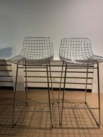 2 HKLiving barkrukken wire choom, Huis en Inrichting, Ophalen of Verzenden, Zo goed als nieuw, 90 cm of meer, Metaal