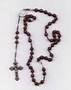 Antieke rozenkrans met houten kralen (5850-59), Ophalen