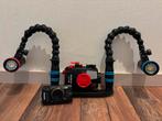 Onderwatercamera set. Olympus tough TG-5 met Weefine lampen, Ophalen, Gebruikt, Meer dan 40 meter, Complete set
