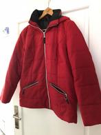 Rood gewatteerd jack met capuchon maat 40, Ophalen of Verzenden, Zo goed als nieuw, Maat 38/40 (M), Rood