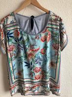 T-shirt met fleurige print maat 42.-44, Maat 42/44 (L), Zo goed als nieuw, Korte mouw, Verzenden