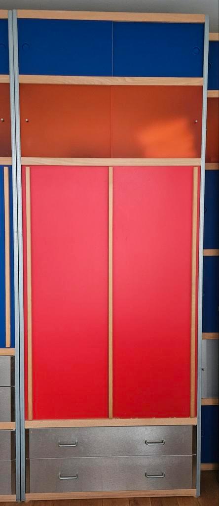Kewlox Hangkast met Schuifdeuren en Lades, Huis en Inrichting, Kasten | Kledingkasten, Gebruikt, 200 cm of meer, 100 tot 150 cm